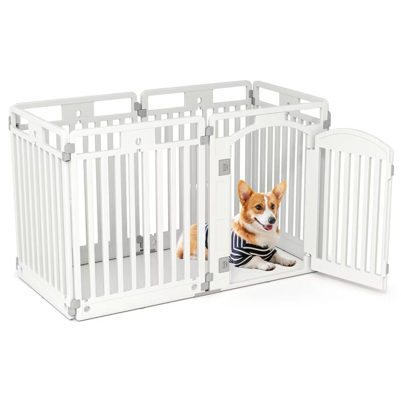 Dog Playpen Secure Locking Door